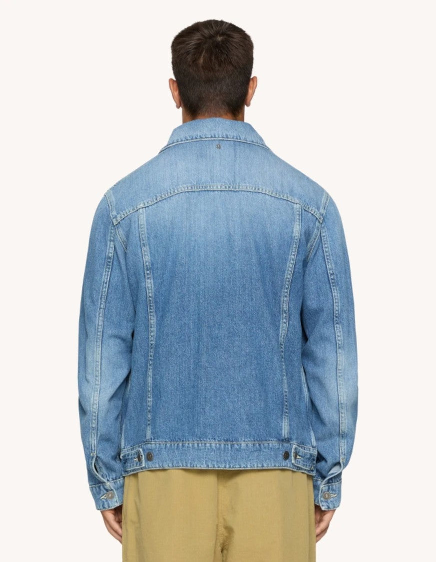 Dondup Medium Blue Wash Denim Jacket