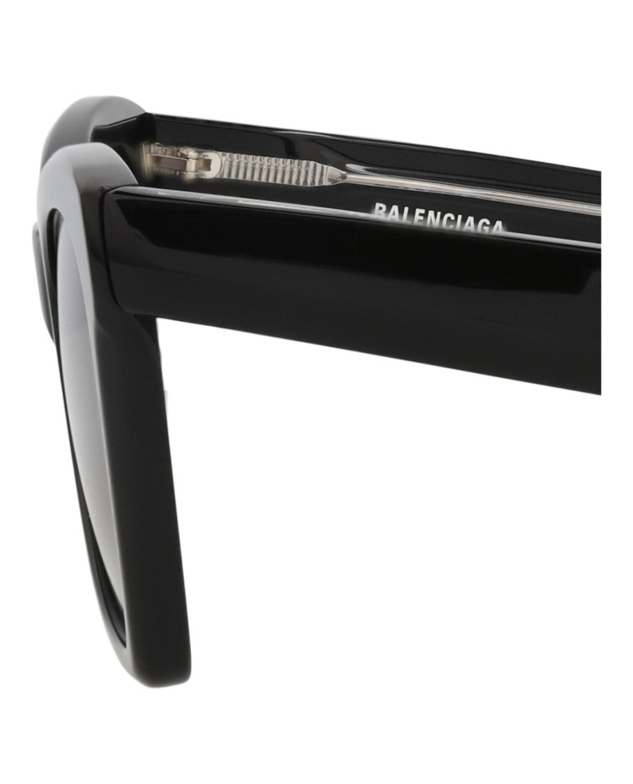 Balenciaga Cat-Eye Frame Acetate Sunglasses With Glossy Finish