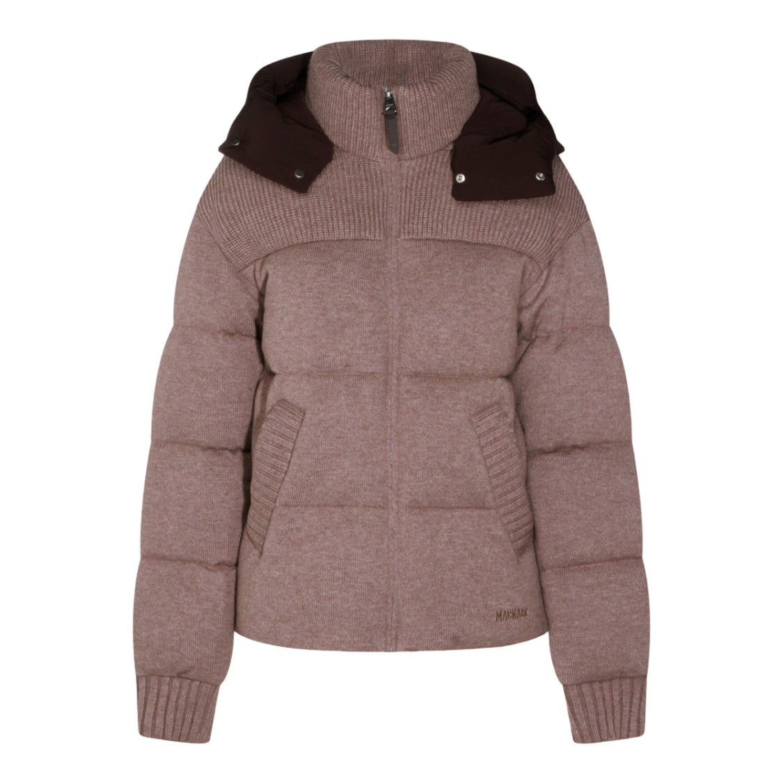 Mackage Padded Quilted Coat With Ribbed Collar