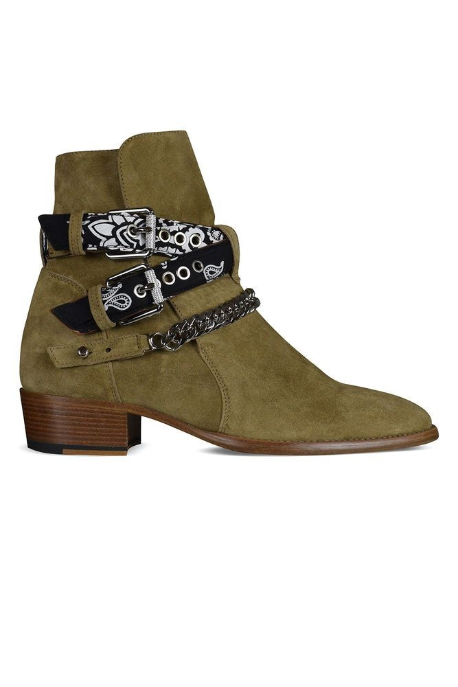 Amiri Boots Bandana Buckle