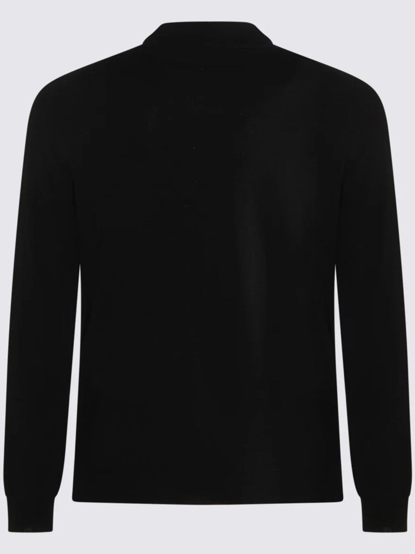 Zanone Black Lupetto Long-Sleeve Boxy Fit Pullover