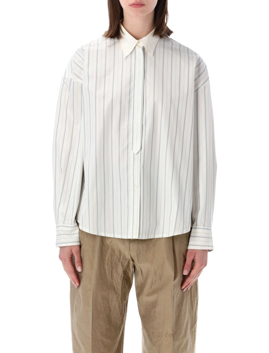 Soeur Idesia Ampi Striped Poplin Shirt