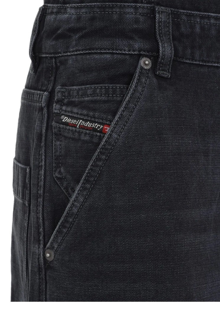 Diesel Fitted Bodice Jumpsuit With Wide-Leg Pants