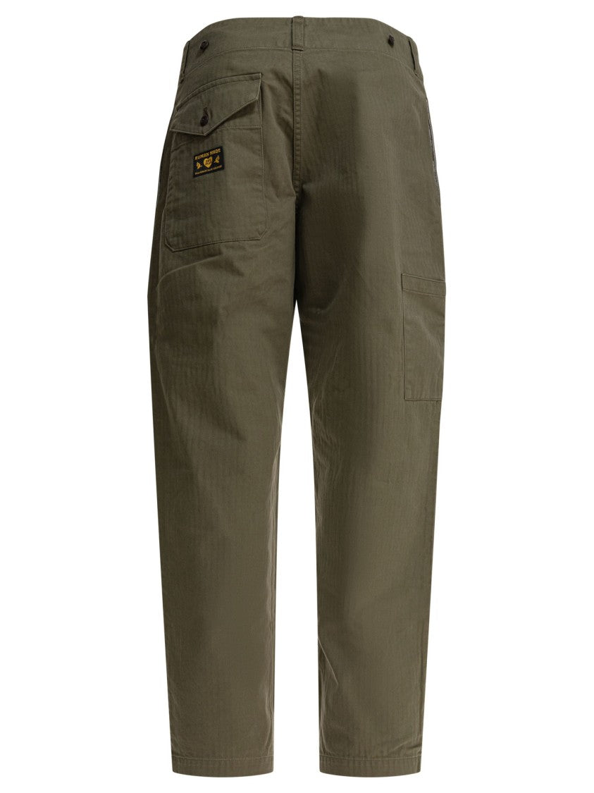 Human Made Military-Inspired Cargo Trousers With Practical Pockets
