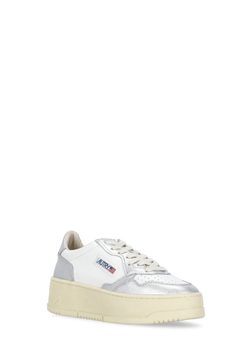 Autry White Autry Leather Sneakers
