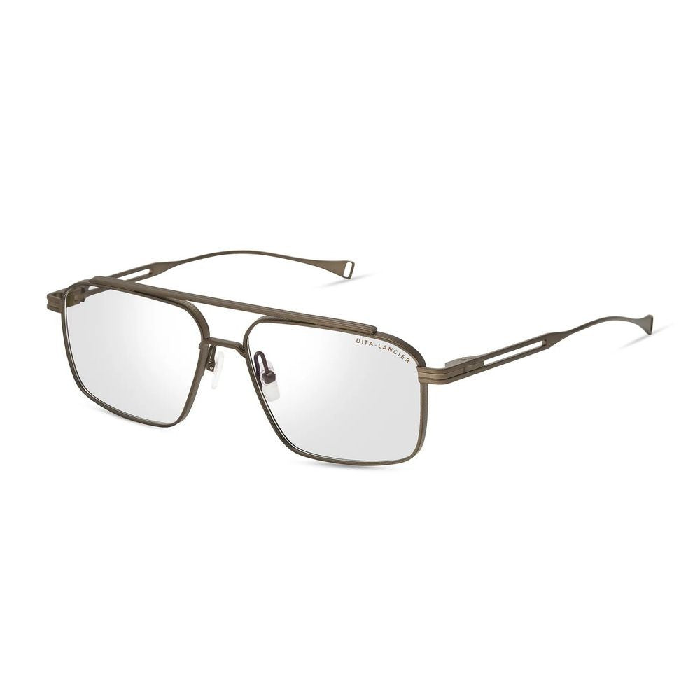 Dita Lancier Lsa Dlx134 Ultra-Lightweight Titanium Square Frame Eyeglasses