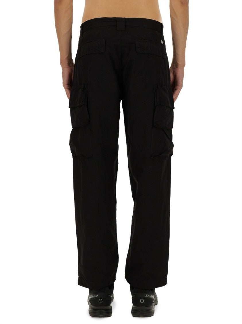 C.P. Company Relaxed Fit Black Cargo Pants