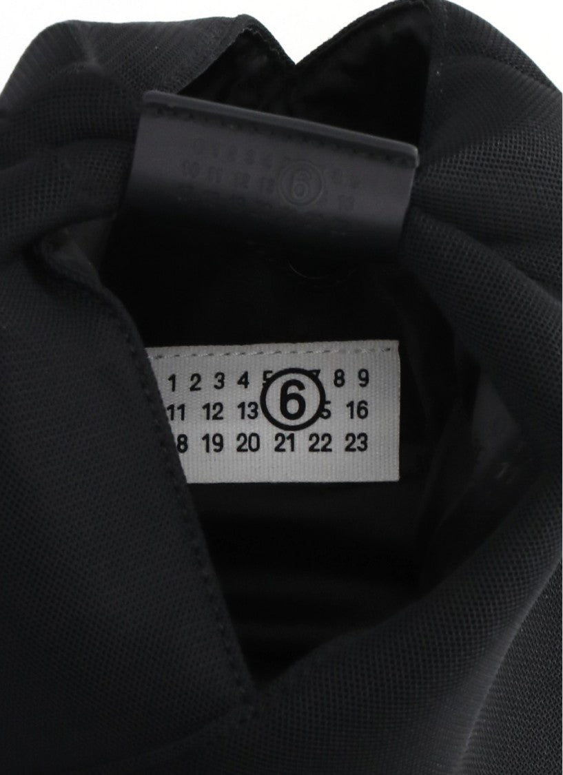 Mm6 By Maison Margiela Folded Japanese-Inspired Crossbody Bag With Contrasting Stitching