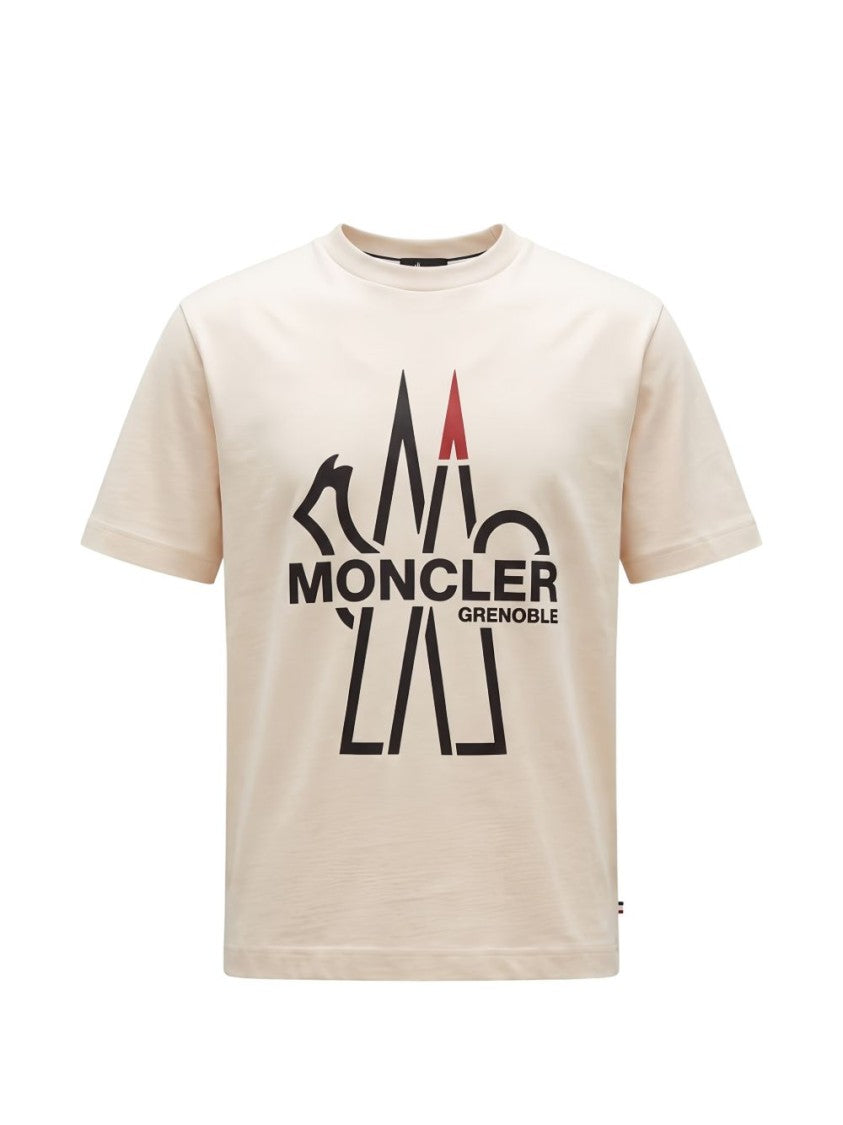 Moncler Grenoble Graphic Print Cotton Relaxed T-Shirt