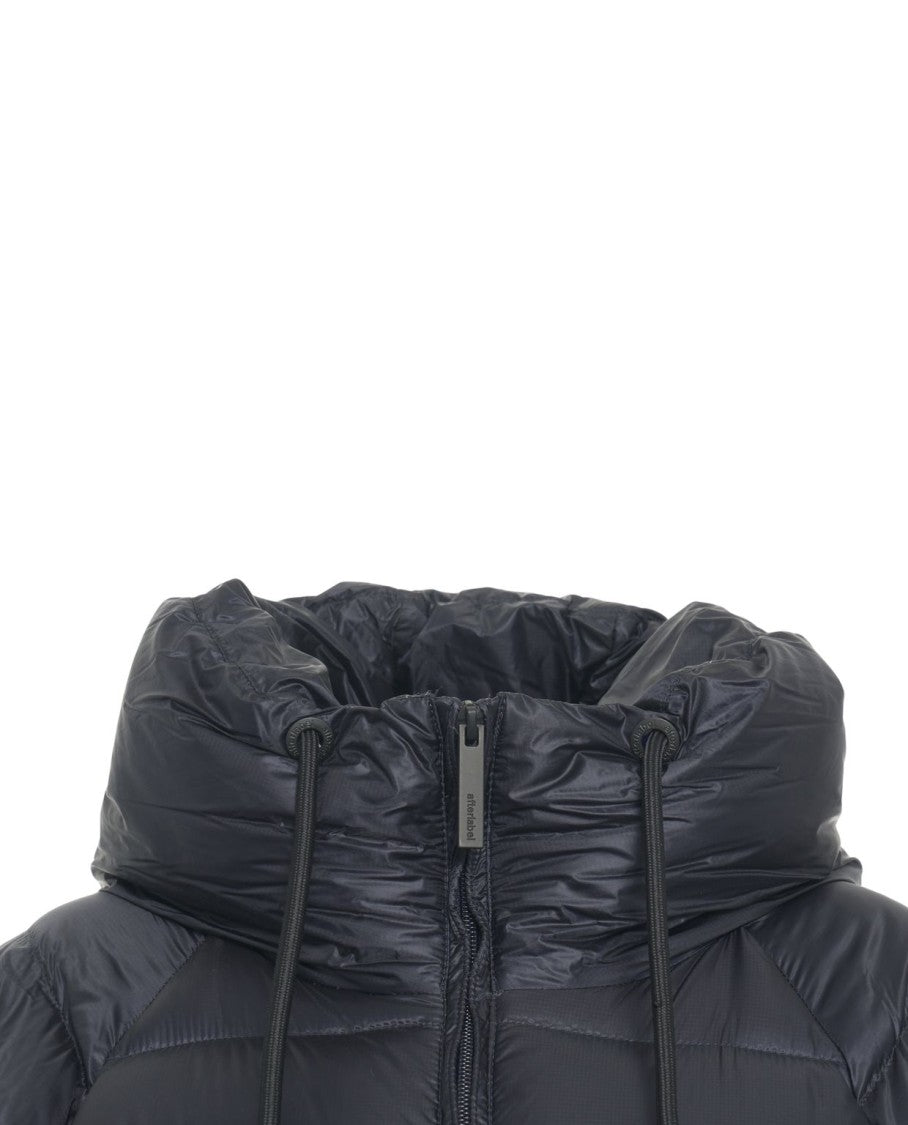 After Label Quilted Puffer Coat With Adjustable Hood And Drawstring Waist