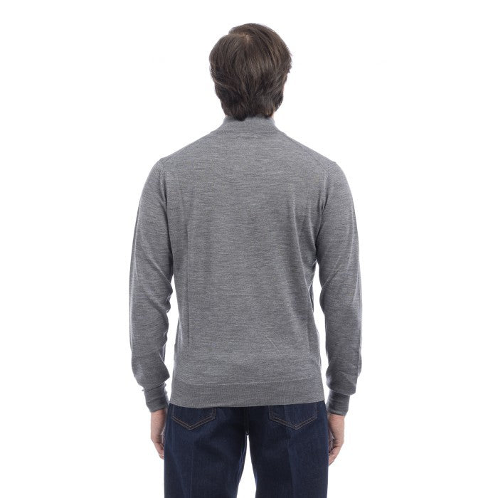 Filippo De Laurentiis Fine Knit Cardigan With High Collar