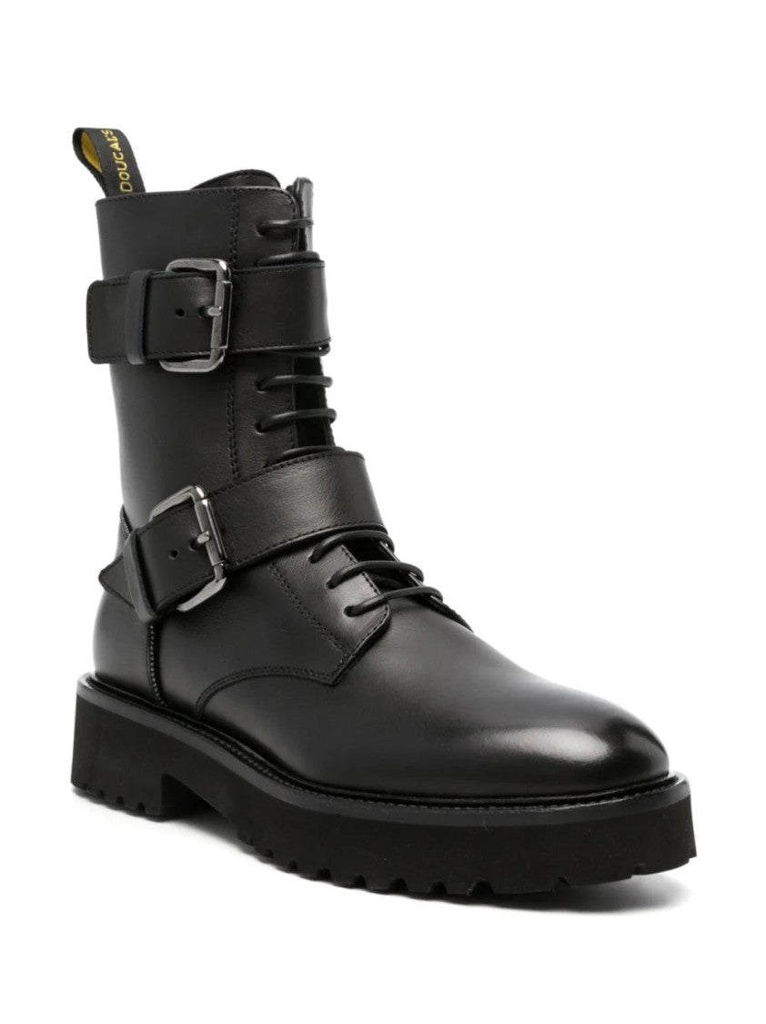 Doucal's Double Buckle Ankle Boot