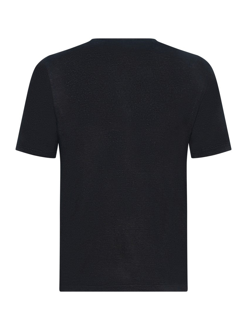 Franzese Collection Classic Crewneck T-Shirt In Lightweight Linen