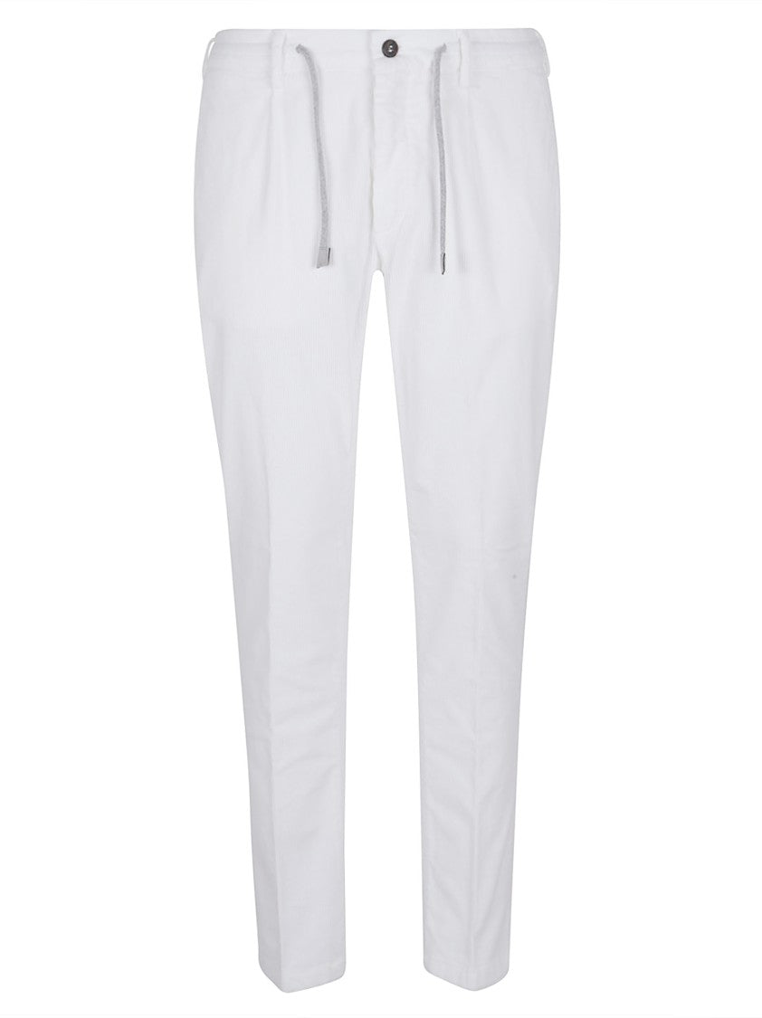 Eleventy Drawstring Waist Joggers With Tapered Fit