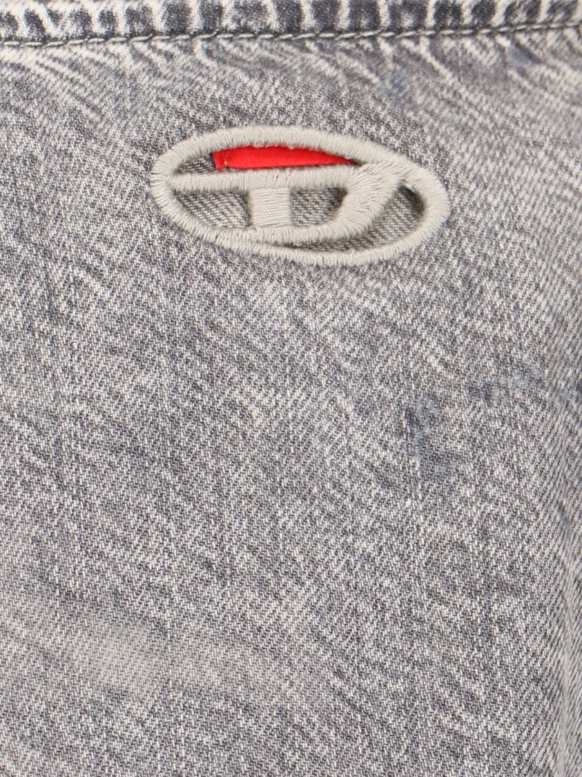 Diesel "De-Annie-S2" Midi Skirt – Grey