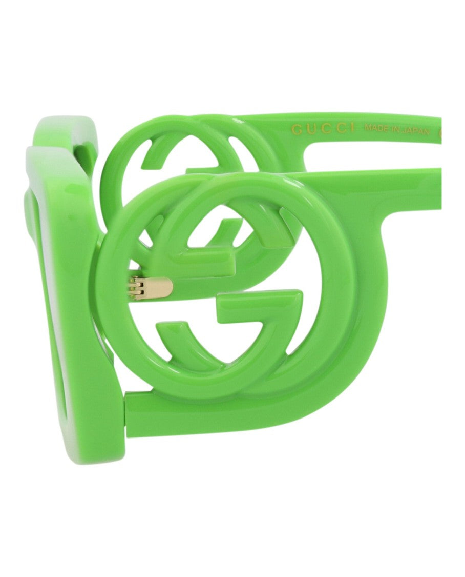 Gucci Square-Frame Injection Sunglasses