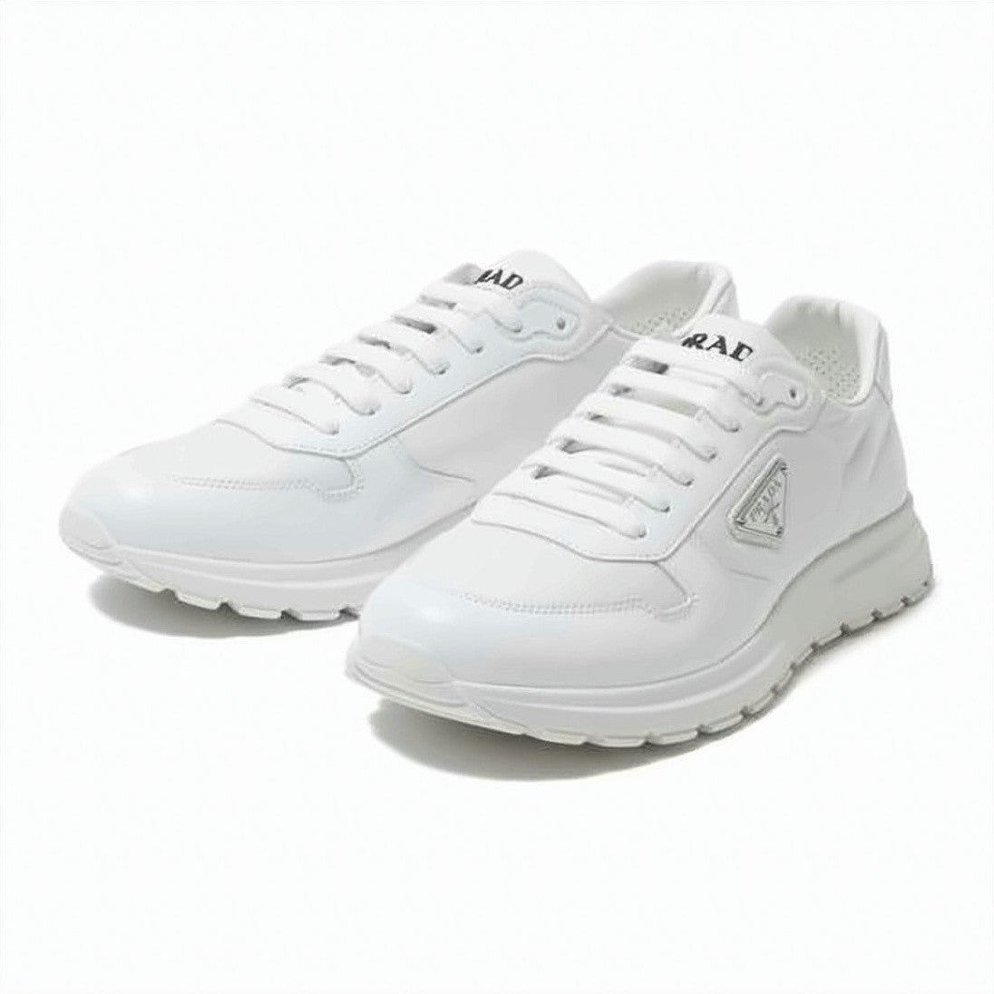 Prada Low-Top Sneakers In Recycled Nylon And Leather