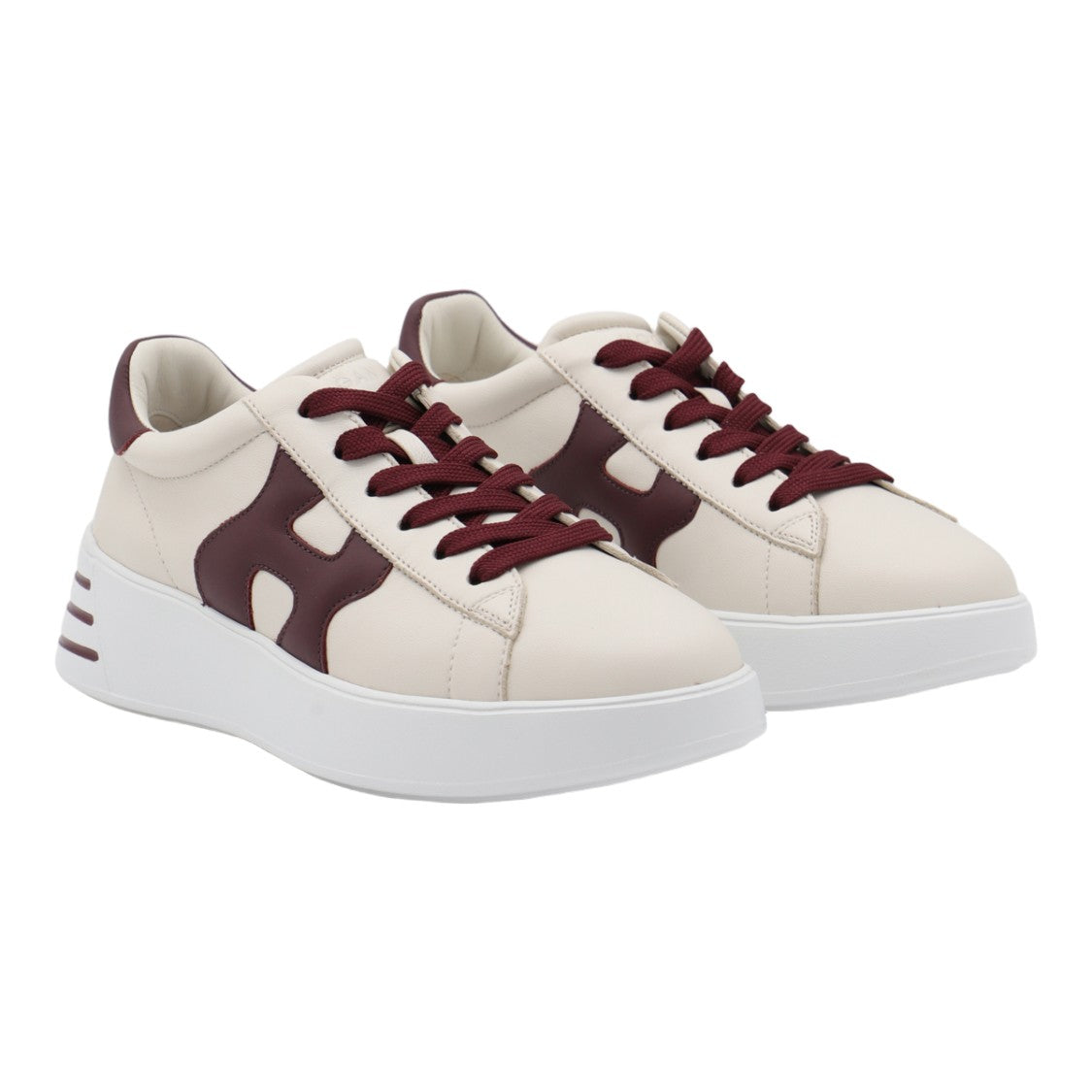 Hogan Low-Top Sneakers With Cream Base