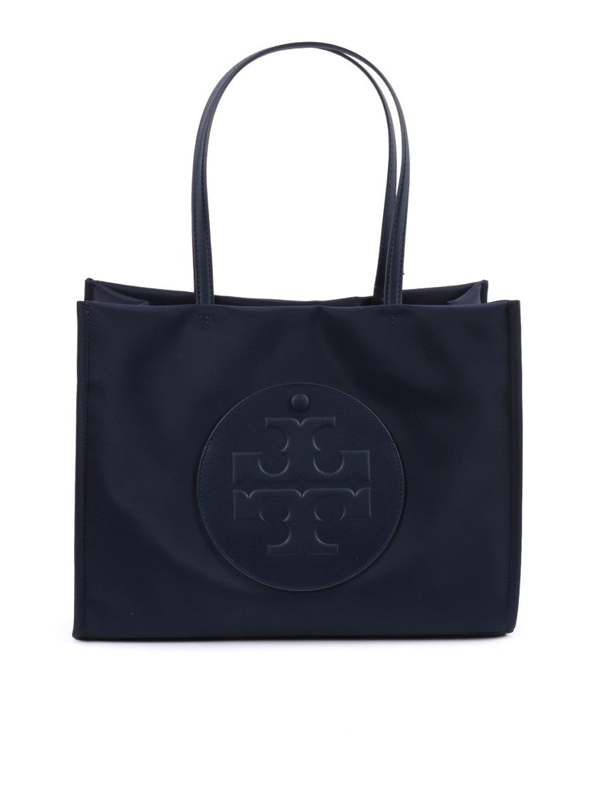 Tory Burch Ella Small Logo Embossed Tote Bag