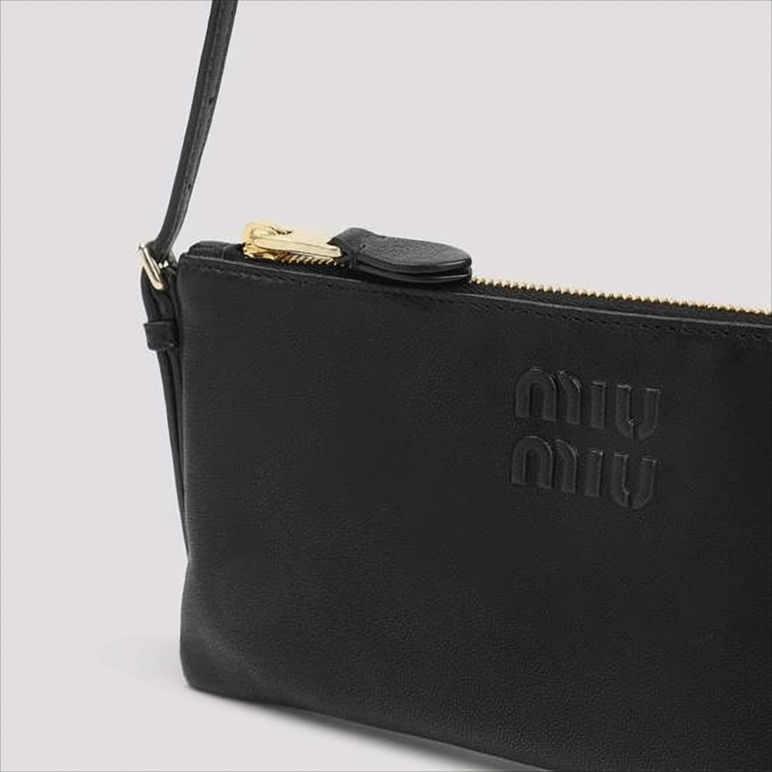 Miu Miu Soft Lambskin Leather Rectangular Crossbody Bag