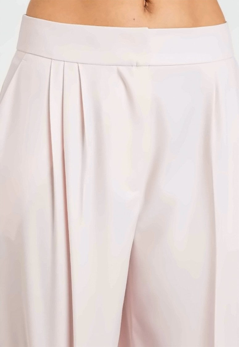 Twin-Set Cropped Soft Fit Pleated Trousers