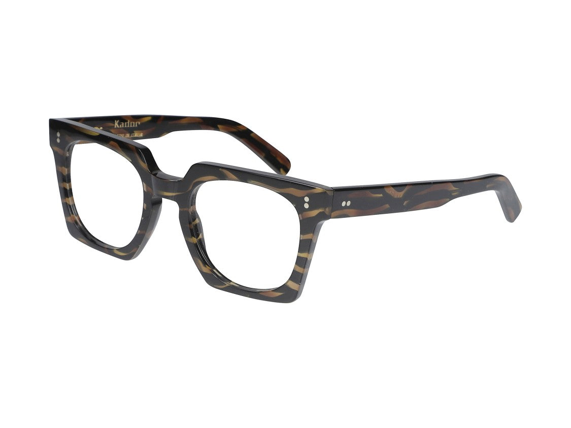 Kador Tortoiseshell Maya Oversized Square Eyeglasses