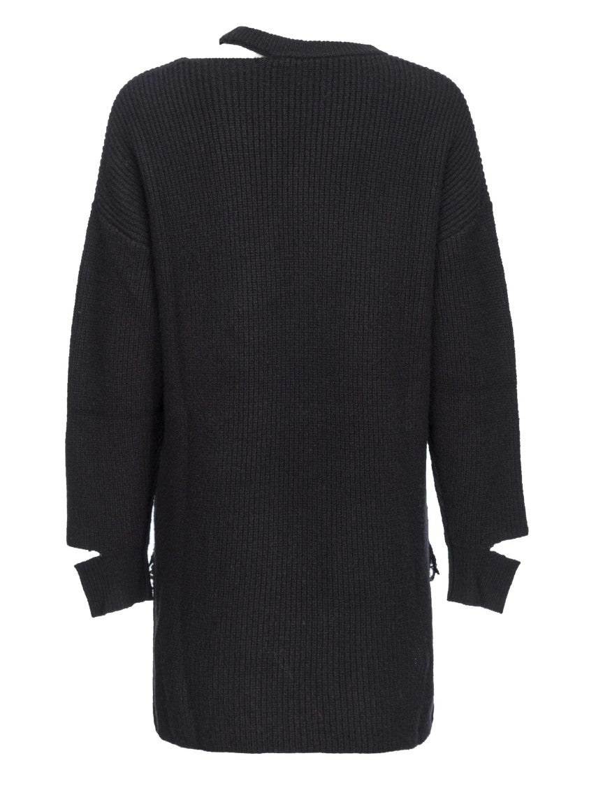 Pinko Midi Dress With Ribbed Texture