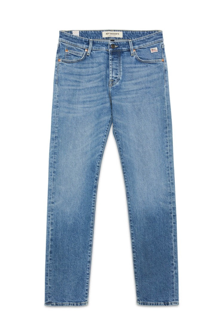 Roy Rogers Men's Light Blue Stone Wash Jeans