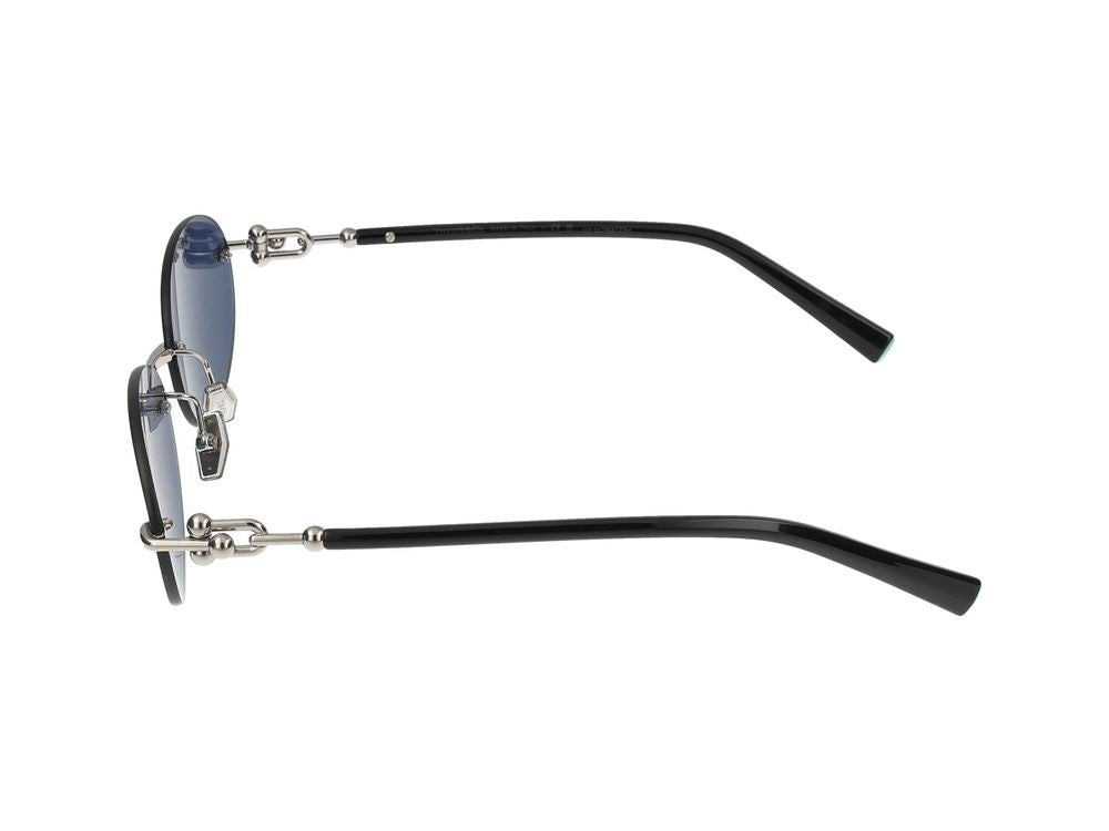 Tiffany Silver Metal Sunglasses With Modern Appeal
