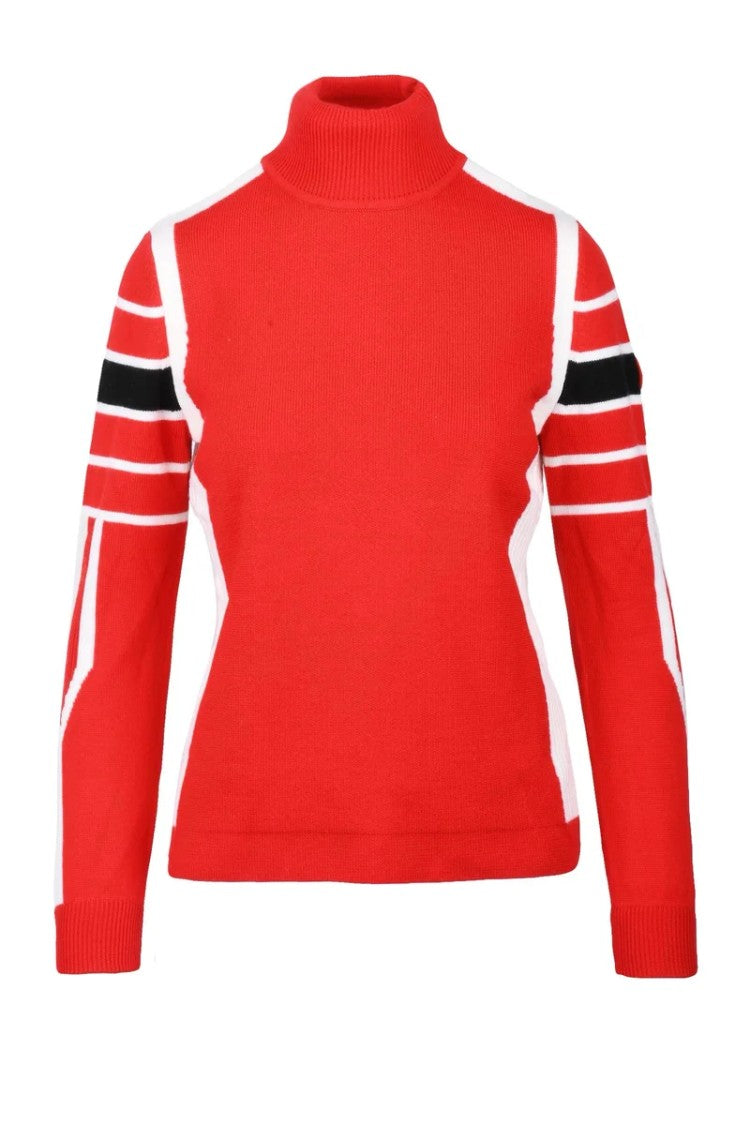 Bogner Virgin Wool Turtleneck - Red