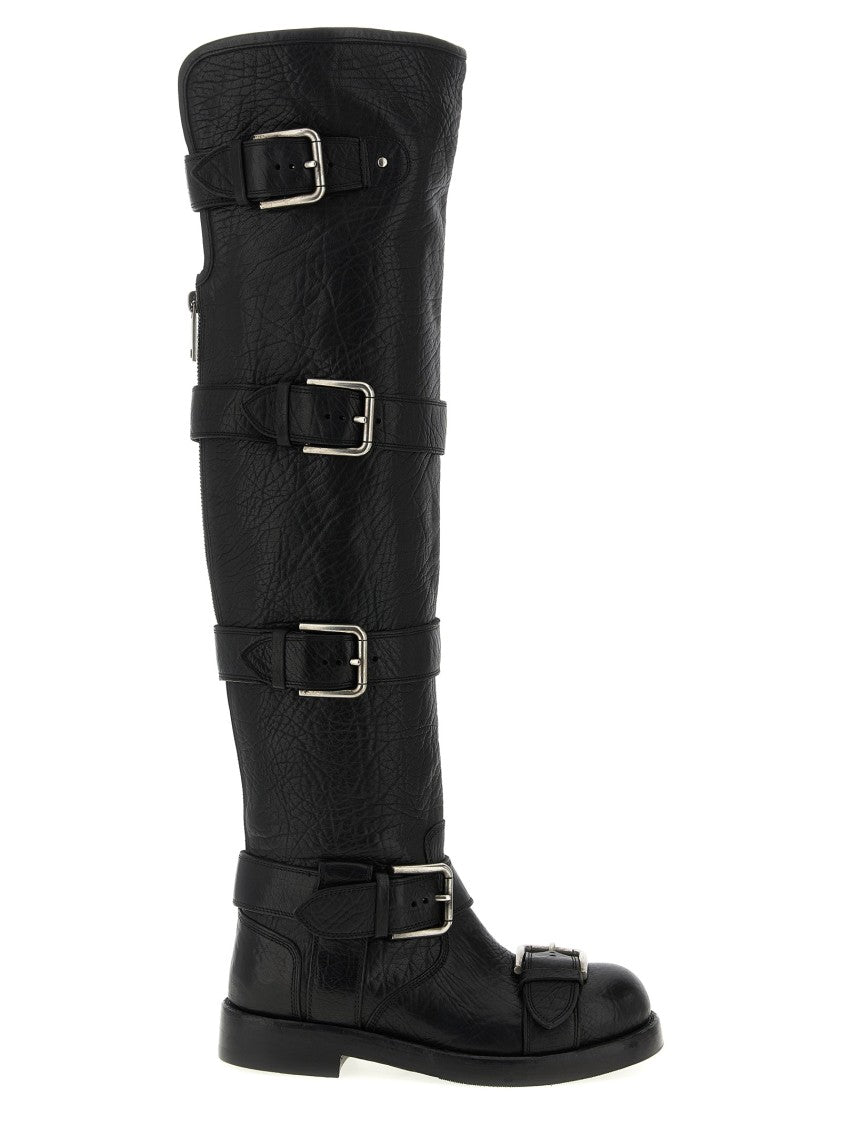 Dolce & Gabbana 'Bernini' Biker Boots