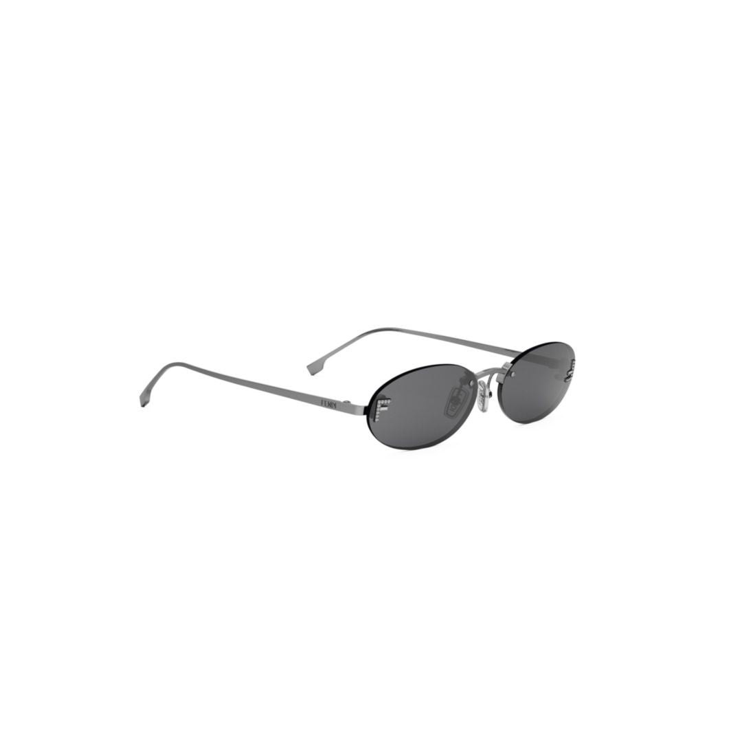Fendi Fe4075us Oval Metal Sunglasses