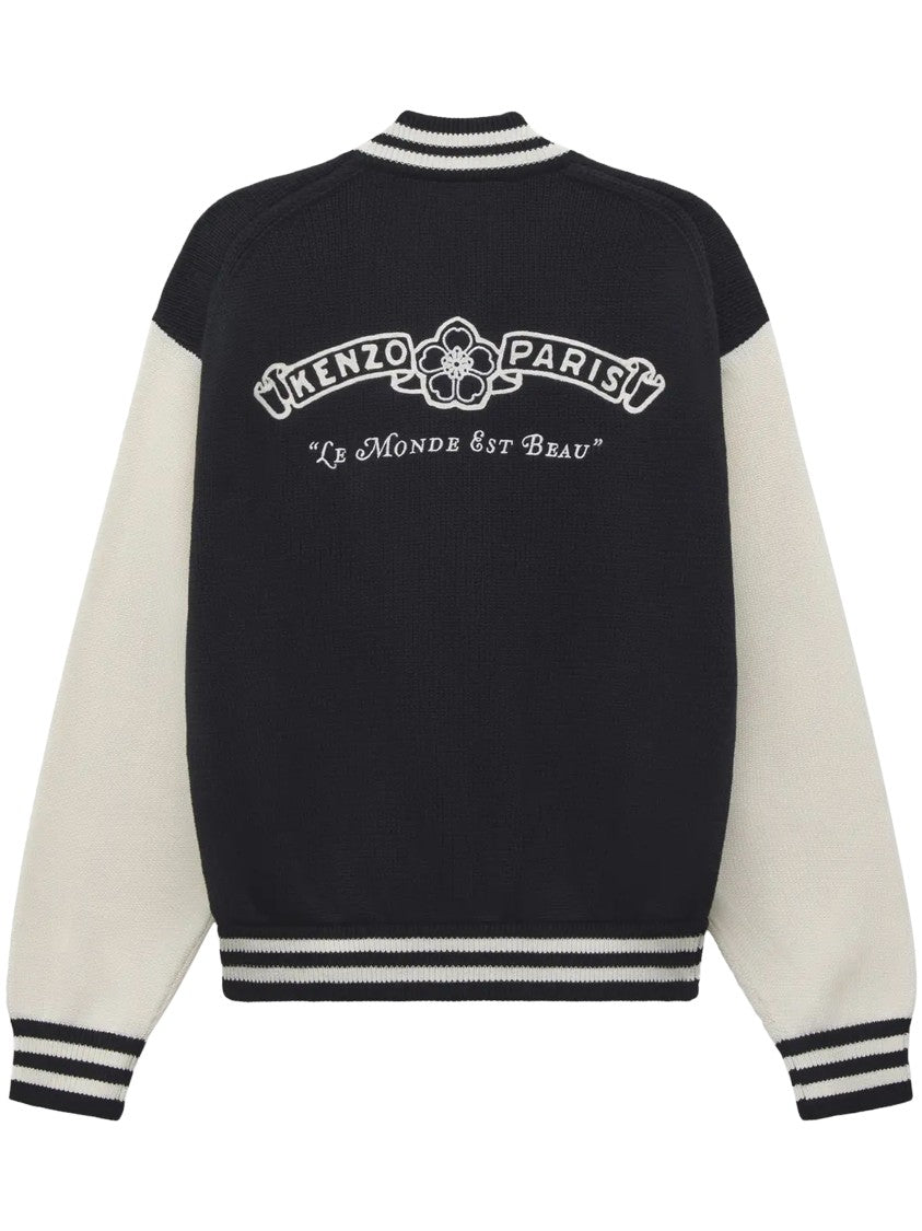 Kenzo Floral Zip-Up Cardigan