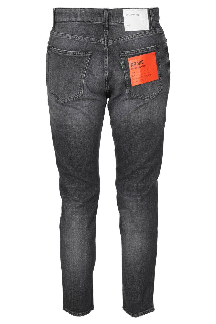 Department Five Drake Model Black Cotton Denim Jeans