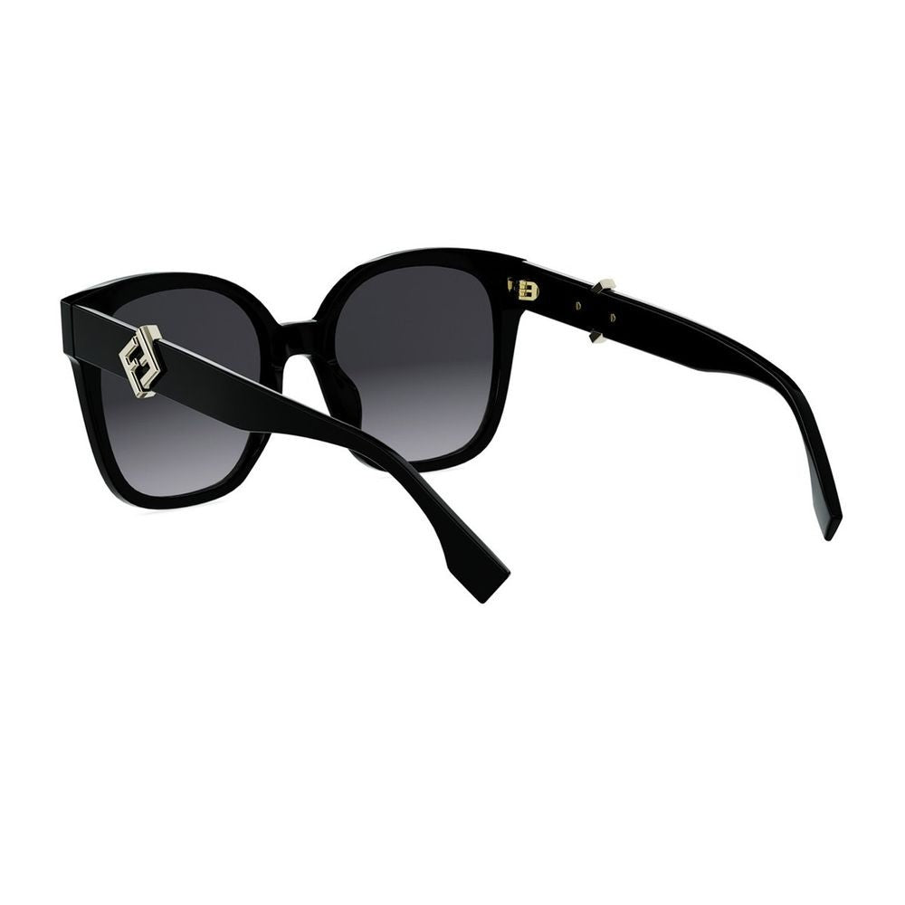 Fendi Ff Diamonds Oversized Square Sunglasses