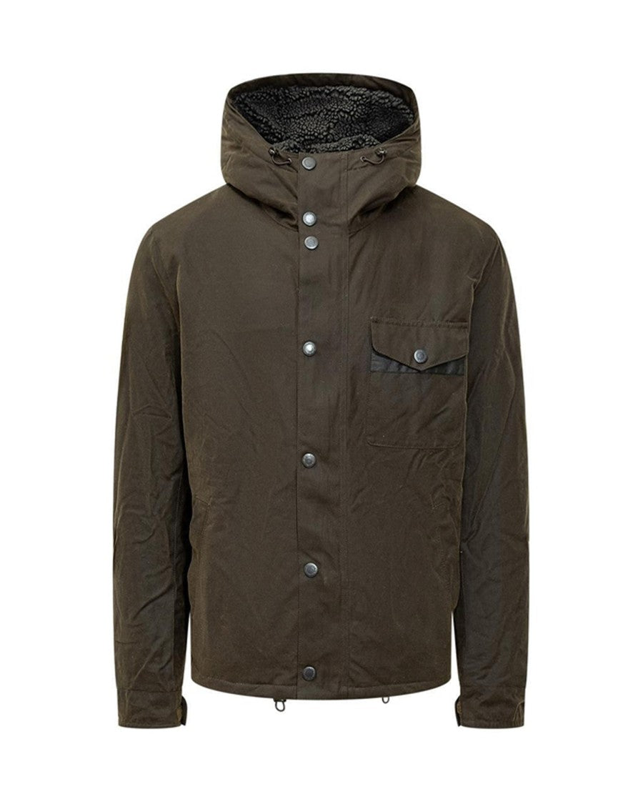 Barbour Sherpa-Lined Waxed Cotton Jacket