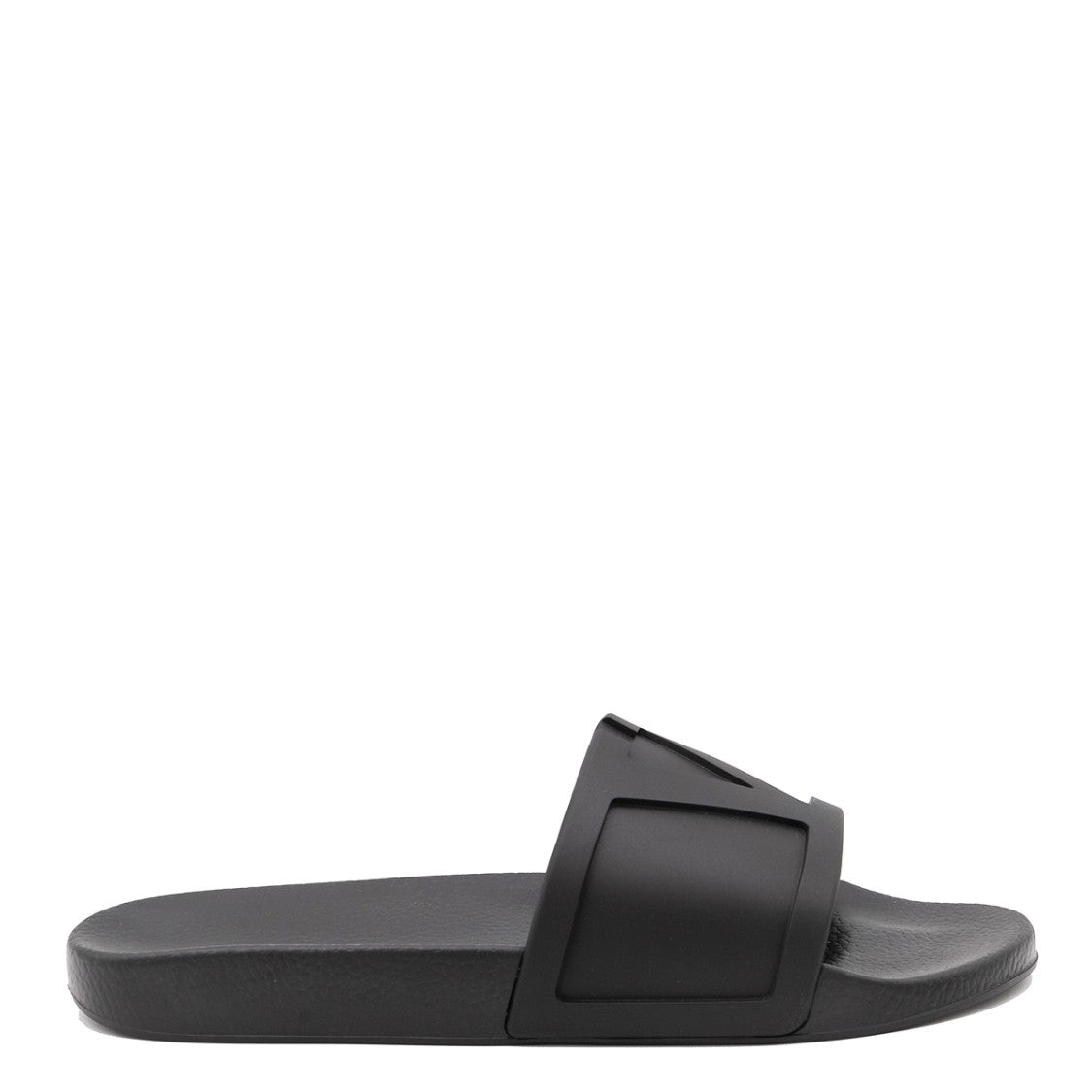Valentino Garavani Black Leather Flats