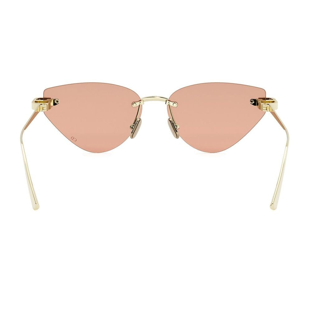 Dior C B5u Butterfly-Shape Gold-Tone Metal Cdior B5u Sunglasses