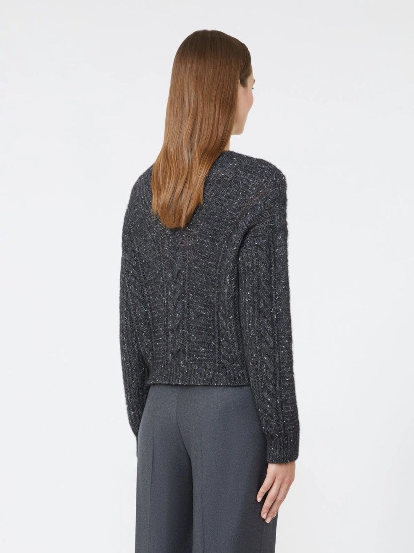 Max Mara Knit Sweater With Cable Patterns