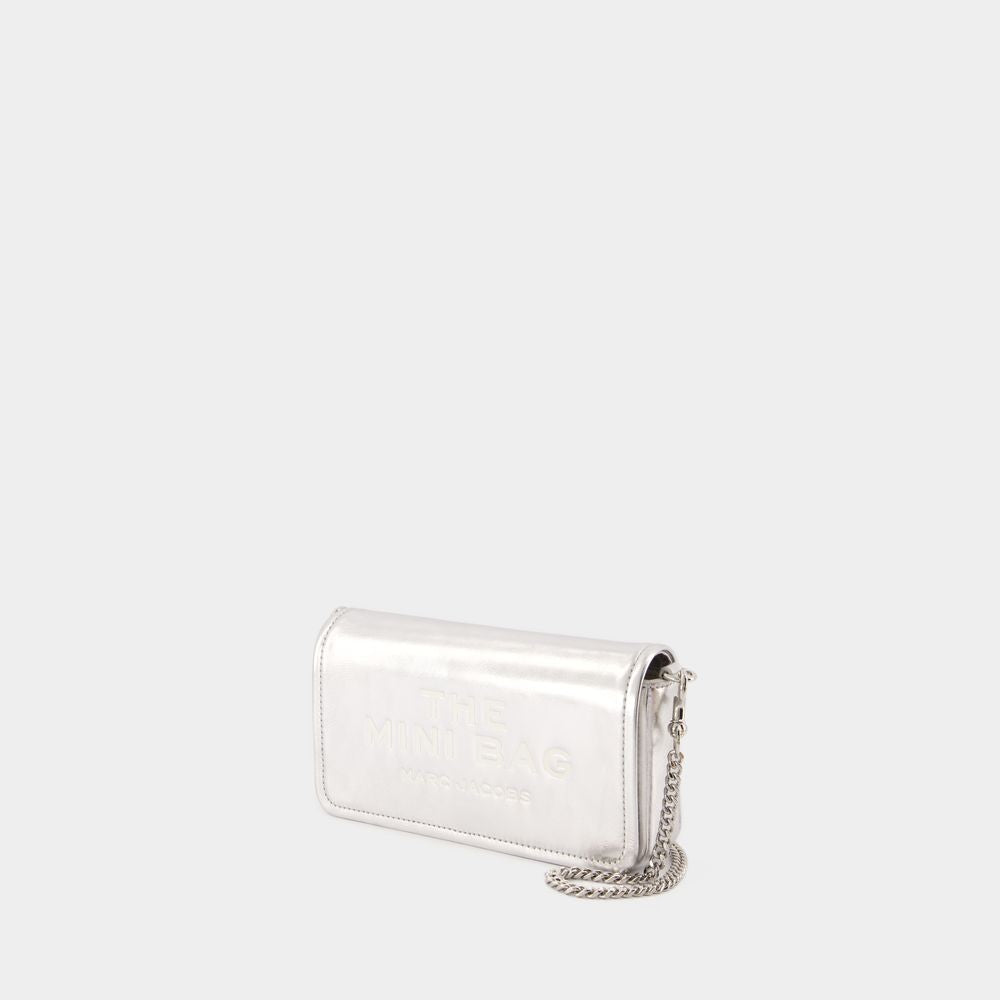 Marc Jacobs The Mini Bag - Leather - Silver