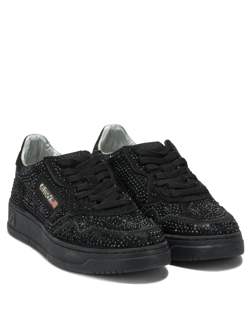 Autry "Medalist Low Crystal" Sneakers