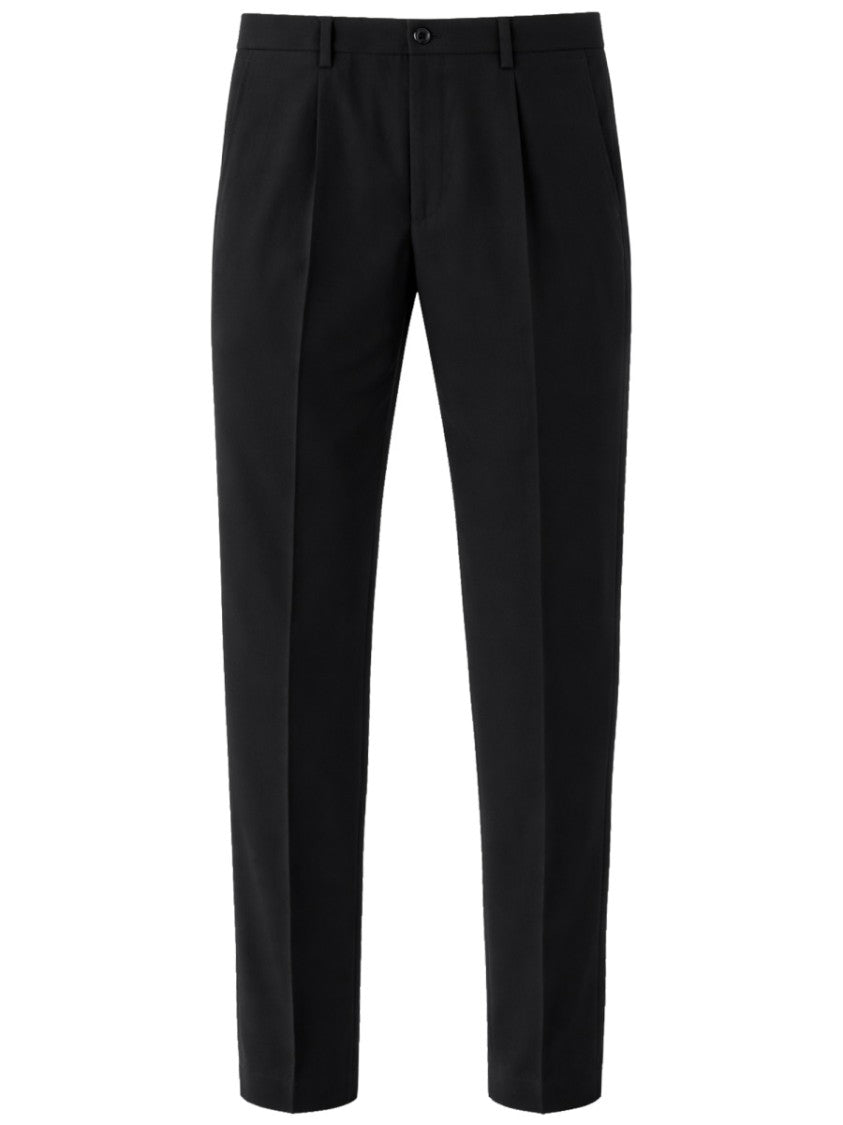Dolce & Gabbana Tailored Straight Pressed Crease Formal Pants