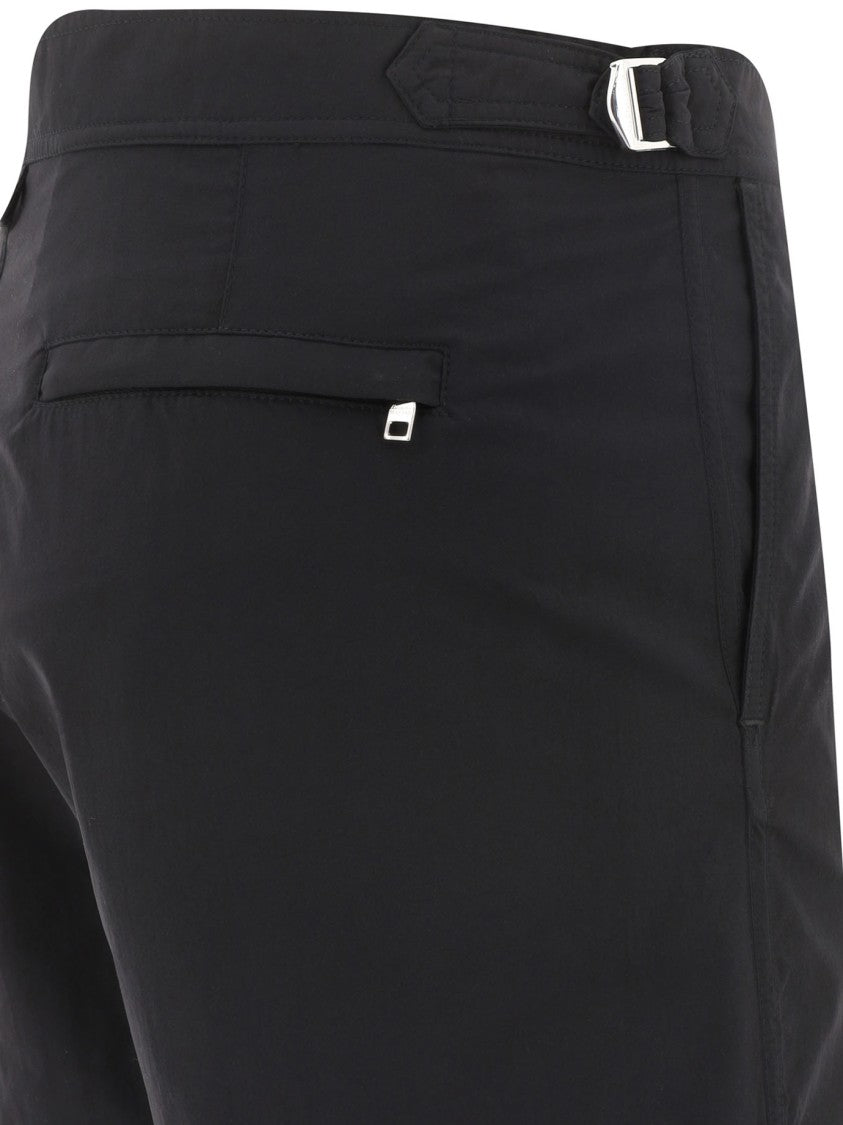 Alexander Mcqueen Tailored Black Swim Shorts