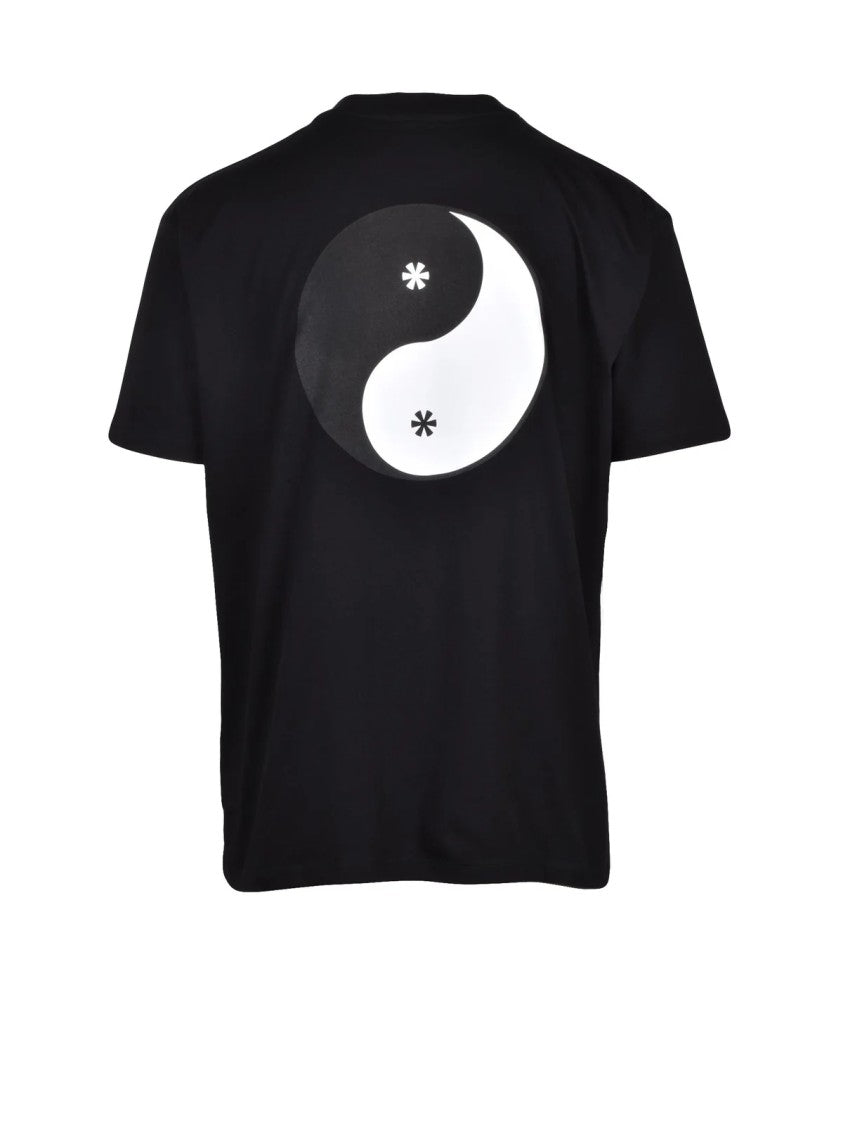 Strikestudio Black Cotton Crew Neck T-Shirt