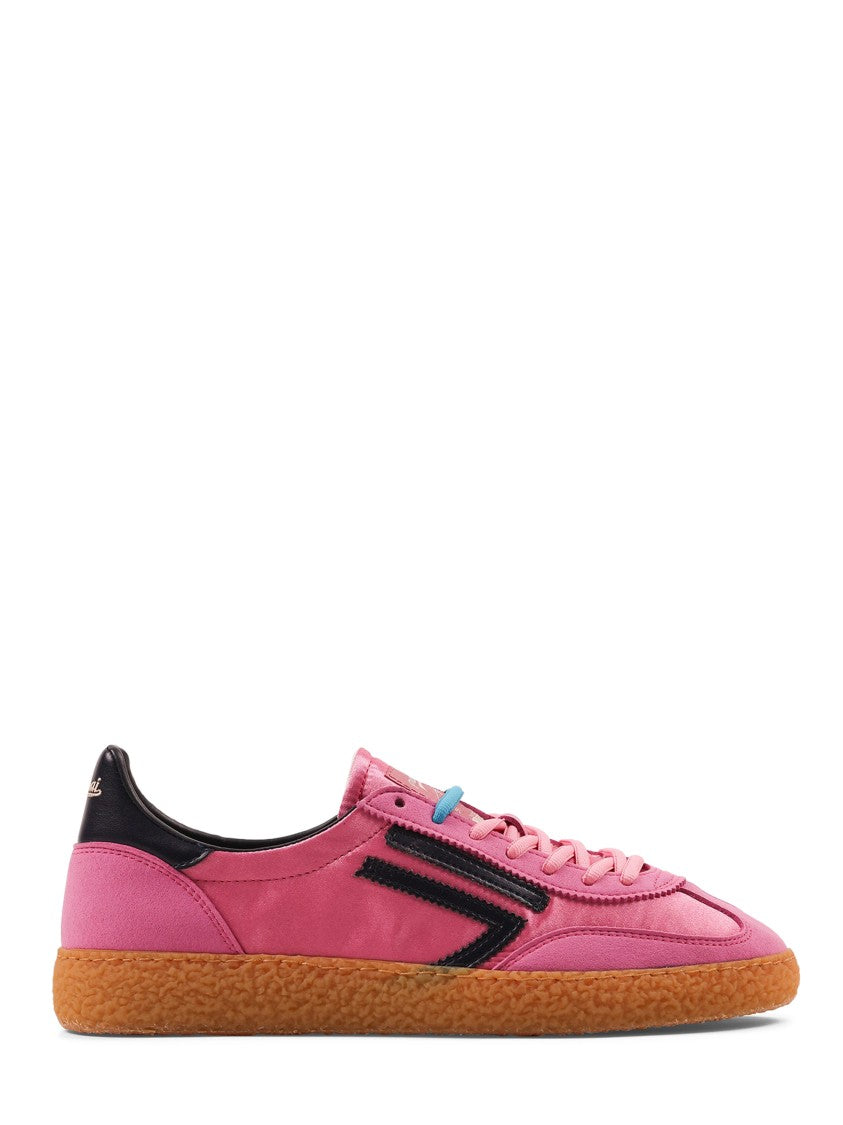 Puraai Vibrant Pink Sneakers With Textured Upper