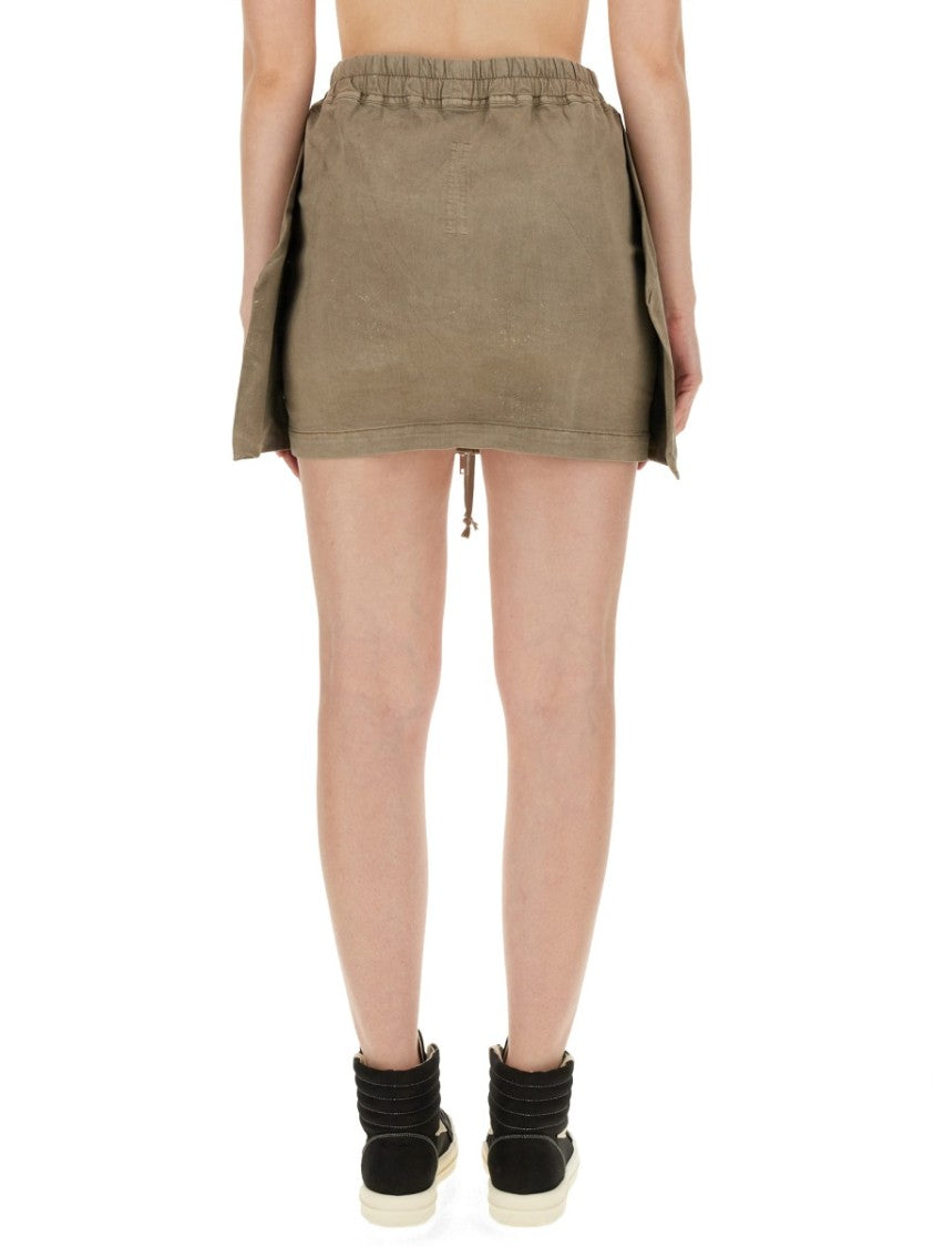 Drkshdw By Rick Owens Mini Lido Skirt