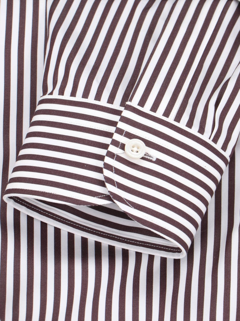 Tom Ford Tailored Shirt With Subtle Sheen – Brown