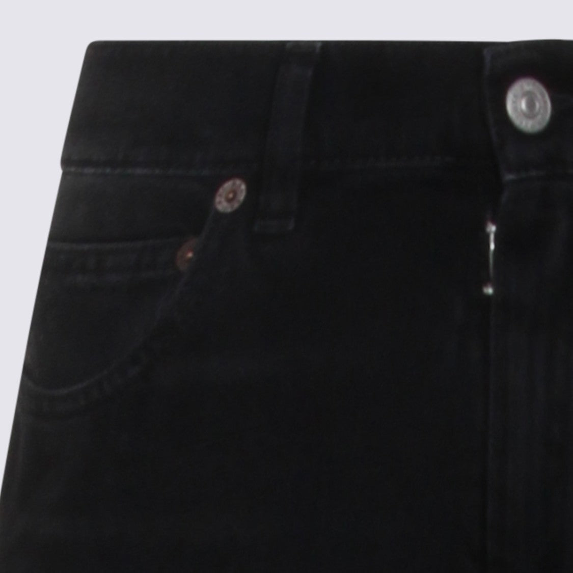 Mm6 By Maison Margiela Straight-Leg Black Jeans