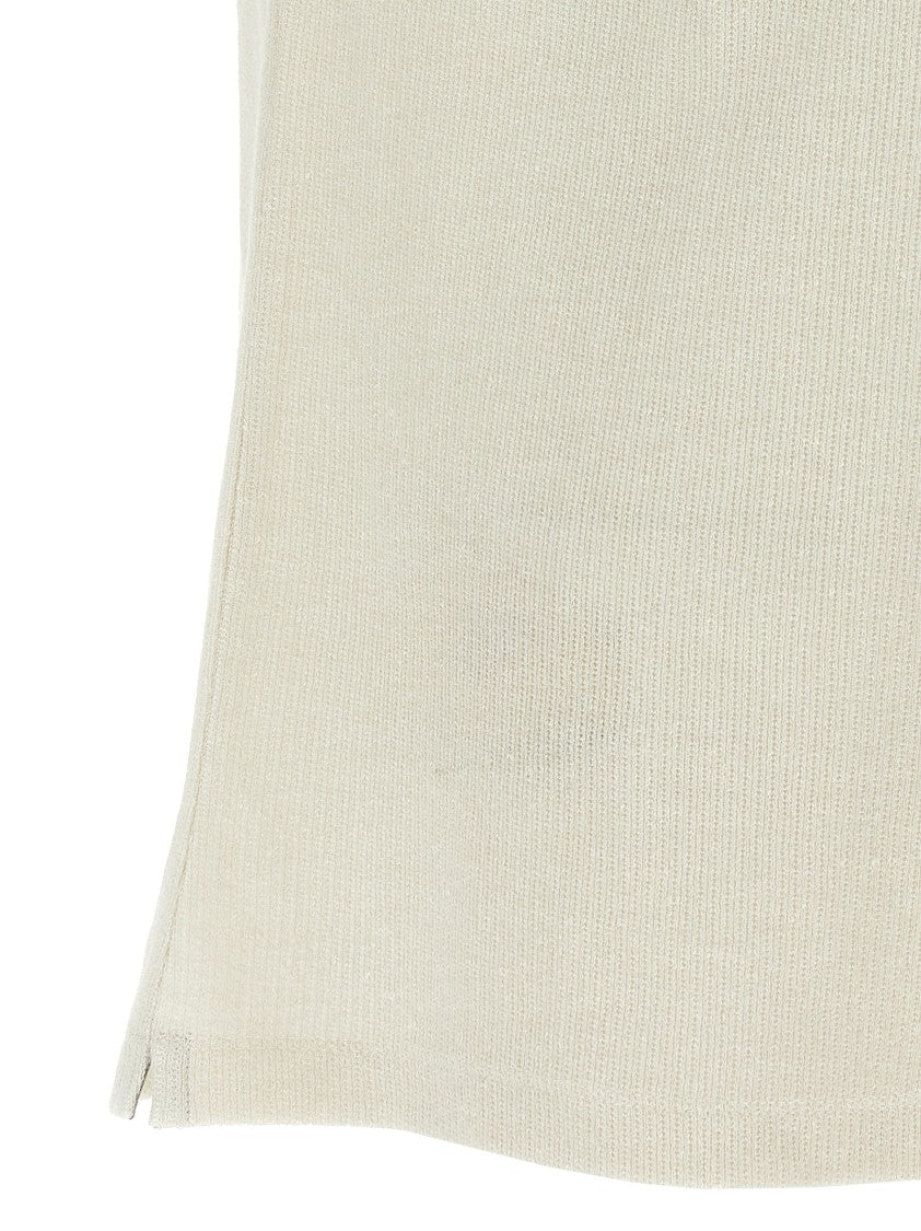 Brunello Cucinelli Linen Cotton Polo Shirt