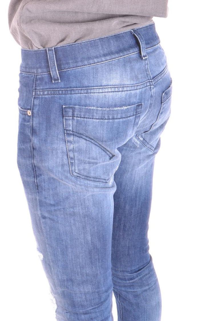 Dondup Slim Fit Distressed Denim Jeans